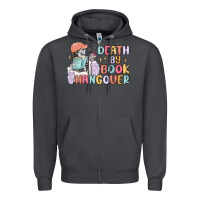 Smoke death by book hangover Zipper Hoodie - MaliasSmallBusiness