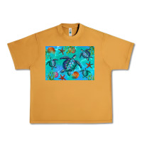 Peanut Butter Turtle Seashells Starfish Urban Heavy Tee - Artiststas