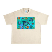 Sandshell Turtle Seashells Starfish Urban Heavy Tee - Artiststas
