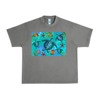 Tornado Turtle Seashells Starfish Urban Heavy Tee - Artiststas