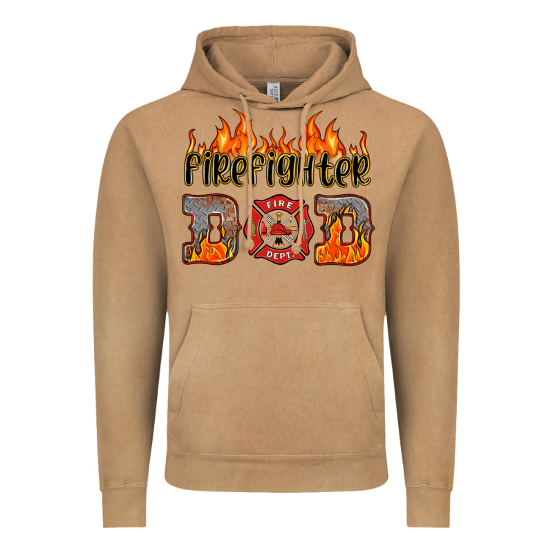 Firefighter Dad Vintage Hoodie by HRA Design Shop | Teevron