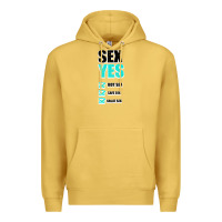 Antique Gold SEX YES HOT SEX SAFE SEX GREAT SEX Premium Hoodie - Bettercallsaul