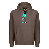 Coffee SEX YES HOT SEX SAFE SEX GREAT SEX Premium Hoodie - Bettercallsaul