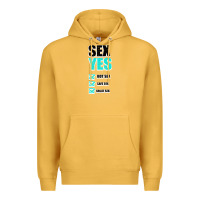 Mustard SEX YES HOT SEX SAFE SEX GREAT SEX Premium Hoodie - Bettercallsaul