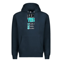 Navy SEX YES HOT SEX SAFE SEX GREAT SEX Premium Hoodie - Bettercallsaul
