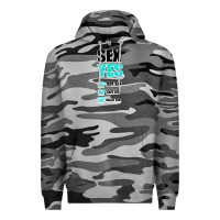 Slate Camo SEX YES HOT SEX SAFE SEX GREAT SEX Premium Hoodie - Bettercallsaul