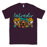 Plum labrador mom Classic Tee - Artiststas
