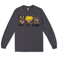 Smoke Peace Love Giraffes Long Sleeve Tee - LillyAllenDesigns