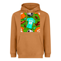 Meerkat soccer ball uniform and shoes seamless pattern Heavyweight Hoodie - BundleAndBundleShop