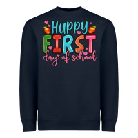 Navy happy first day of school Heavyweight Sweatshirt - JahusDesignShop