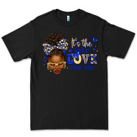 Black sorority colors blue and gold it's the self love f Premium Tee - texasbilliewilder