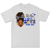 Dove Grey sorority colors blue and gold it's the self love f Premium Tee - texasbilliewilder