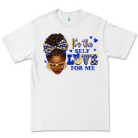 White sorority colors blue and gold it's the self love f Premium Tee - texasbilliewilder