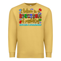 Antique Gold i believe in a spectrum of possibilities Premium Sweatshirt - LillyAllenDesigns