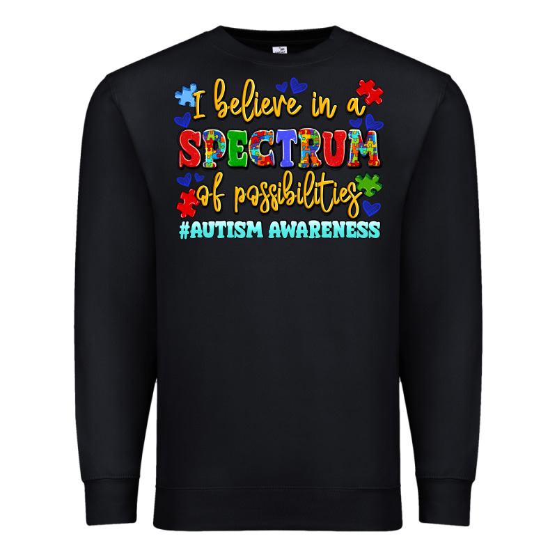 I Believe In A Spectrum Of Possibilities Premium Sweatshirt by LillyAllenDesigns | Teevron