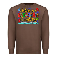 Chestnut i believe in a spectrum of possibilities Premium Sweatshirt - LillyAllenDesigns