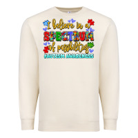 Sandshell i believe in a spectrum of possibilities Premium Sweatshirt - LillyAllenDesigns