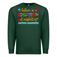 Sports Green i believe in a spectrum of possibilities Premium Sweatshirt - LillyAllenDesigns