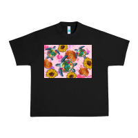 Black Sunflowers Turtle Urban Heavy Tee - Artiststas