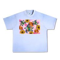 Grape Ice Sunflowers Turtle Urban Heavy Tee - Artiststas