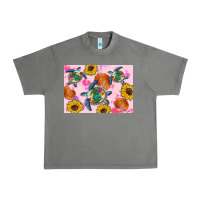 Tornado Sunflowers Turtle Urban Heavy Tee - Artiststas