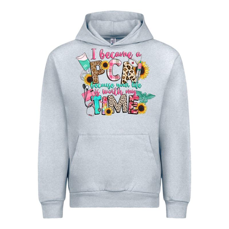I Became A Cna Because Your Life Is Worth My Time Urban Hoodie by CowGirlArtShop | Teevron