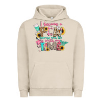 Pigment French Oak i became a cna because your life is worth my time Urban Hoodie - CowGirlArtShop