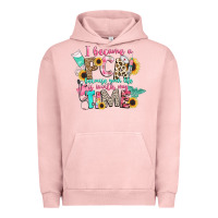 Pigment Salmon i became a cna because your life is worth my time Urban Hoodie - CowGirlArtShop