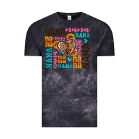 Cloud Black nana nana nana with hearts Vintage Tee - AdoDesignShop