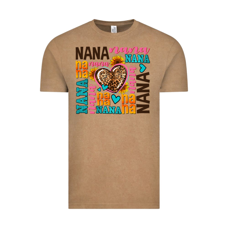 Nana Nana Nana With Hearts Vintage Tee by AdoDesignShop | Teevron