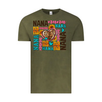 Vintage Olive nana nana nana with hearts Vintage Tee - AdoDesignShop