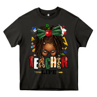 Asphalt teacher life afro locs messy bun Heavy Core Tee - texasbilliewilder