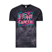 Cloud Black fight cancer Vintage Tee - AdoDesignShop