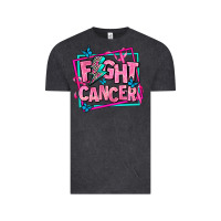 Vintage Black fight cancer Vintage Tee - AdoDesignShop