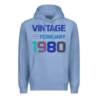 Colony Blue Vintage February 1980 Premium Hoodie - Bettercallsaul
