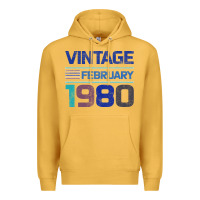 Mustard Vintage February 1980 Premium Hoodie - Bettercallsaul