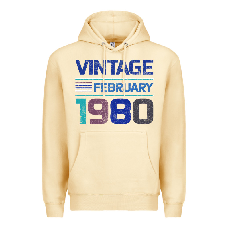 Vintage February 1980 Premium Hoodie by Bettercallsaul | Teevron