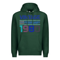 Sports Green Vintage February 1980 Premium Hoodie - Bettercallsaul