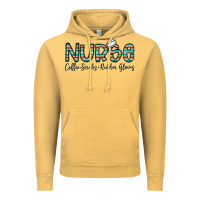 Vintage Mustard coffee scrubs and rubber gloves Vintage Hoodie - CowhideDigitalArt