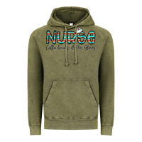 Vintage Olive coffee scrubs and rubber gloves Vintage Hoodie - CowhideDigitalArt