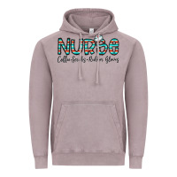 Vintage Zinc coffee scrubs and rubber gloves Vintage Hoodie - CowhideDigitalArt