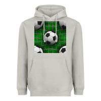 Moon Dust soccer ball with goal nets seamless pattern Heavyweight Hoodie - BundleAndBundleShop