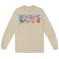 Mushroom birthday girl Long Sleeve Tee - NancyCooperArtShop