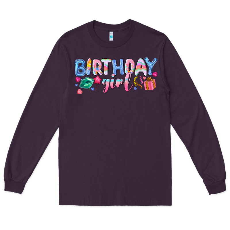 Birthday Girl Long Sleeve Tee by NancyCooperArtShop | Teevron