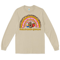 Mushroom back to school rainbow hello sixth grade Long Sleeve Tee - AdoDesignShop