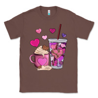 Chestnut valentines day heart coffe Classic Tee - AdoDesignShop