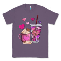 Lavender valentines day heart coffe Classic Tee - AdoDesignShop