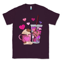 Plum valentines day heart coffe Classic Tee - AdoDesignShop