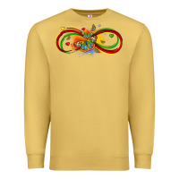Antique Gold butterfly infinity symbol autism Premium Sweatshirt - LillyAllenDesigns