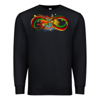 Black butterfly infinity symbol autism Premium Sweatshirt - LillyAllenDesigns